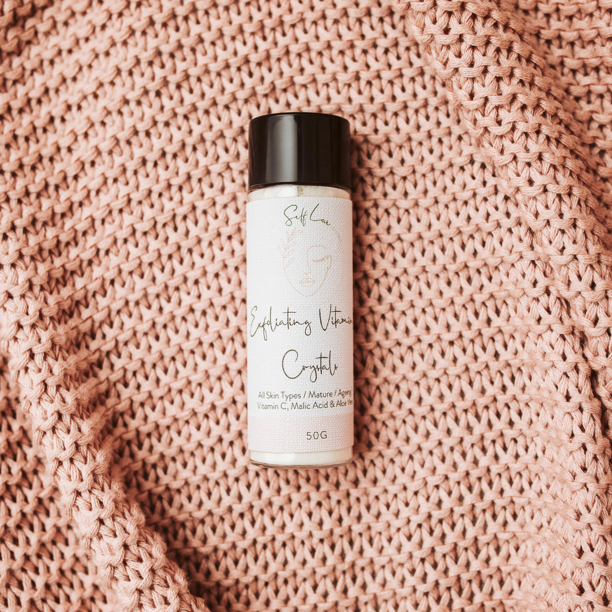 Exfoliating Vitamin Crystals
